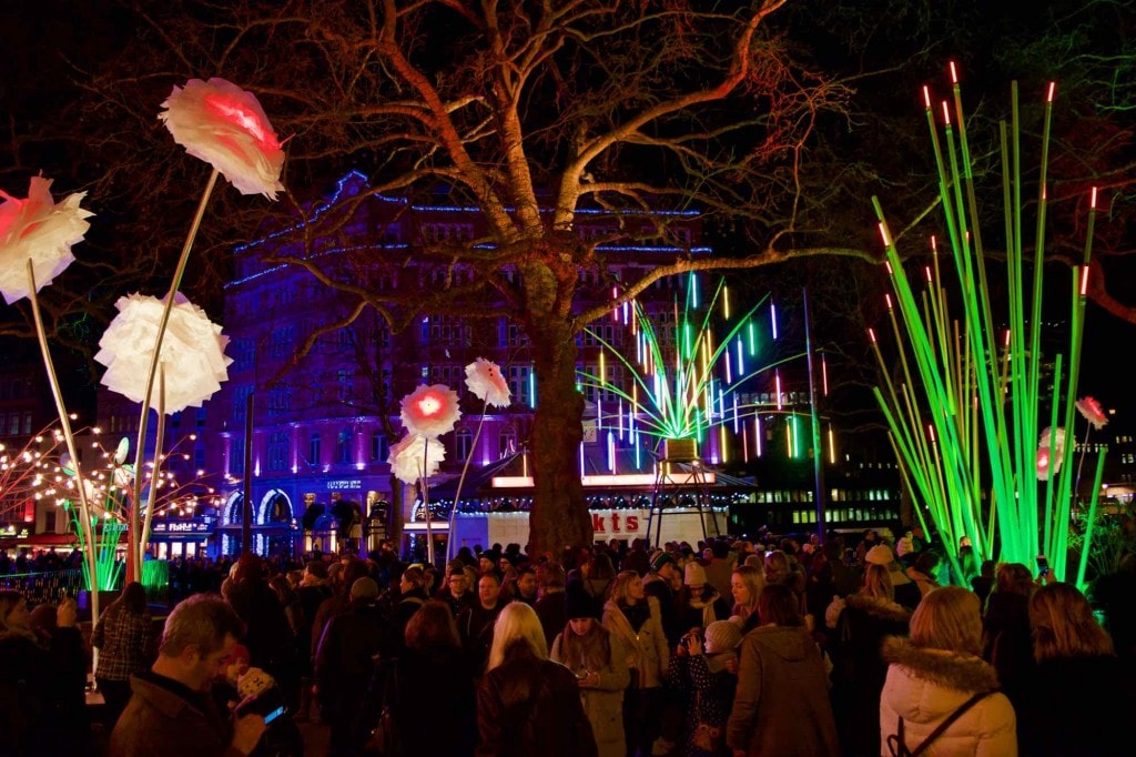 Garden of Light by TILT in Leicester Square