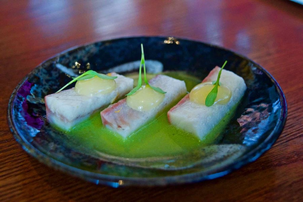 Amuse bouches at Maze Restaurant, Mayfair