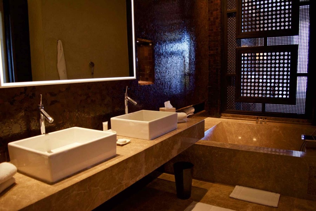 Bathroom in the Senior Suite at Royal Palm Marrakech