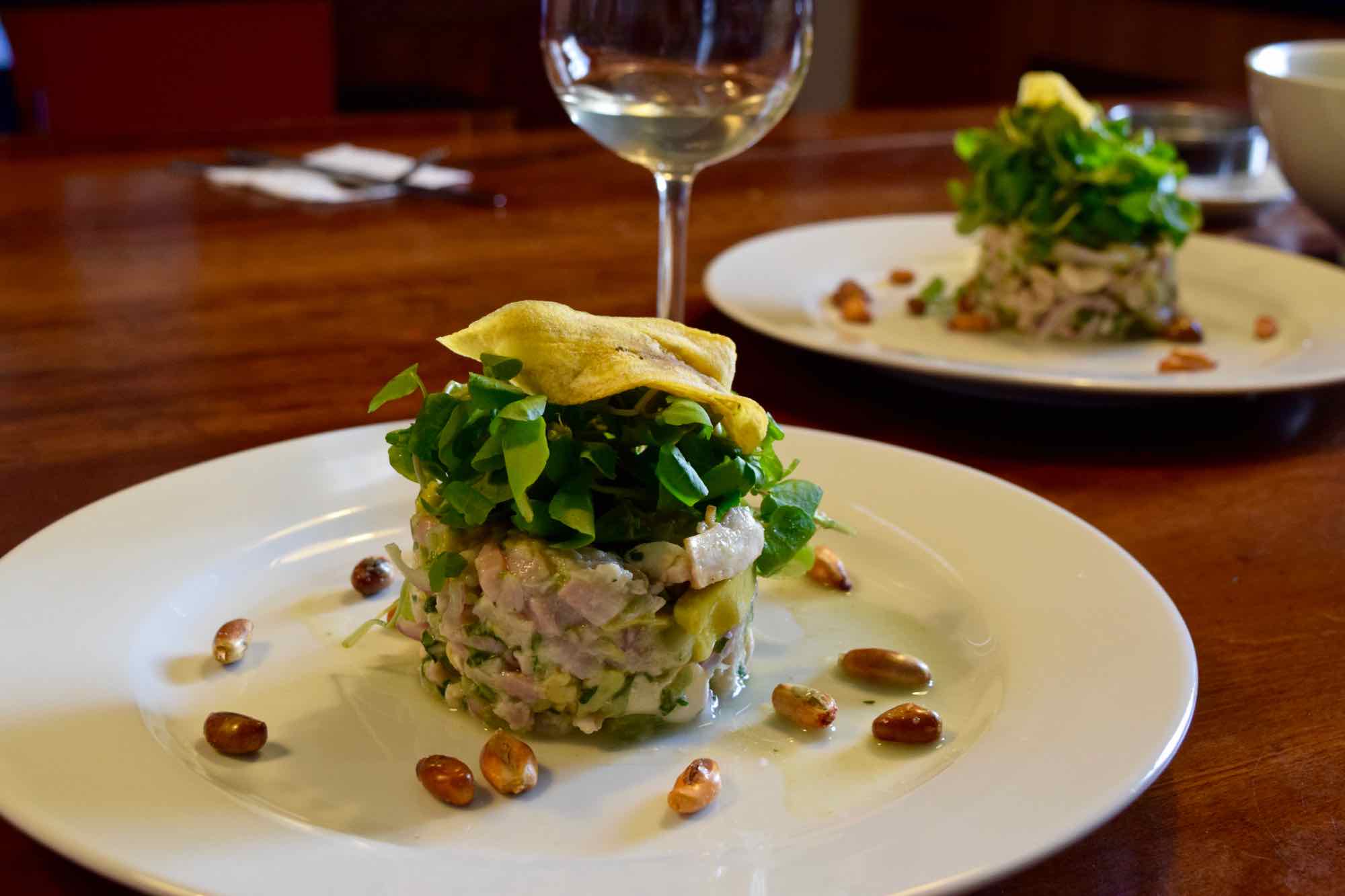 Ceviche in Santiago, Chile