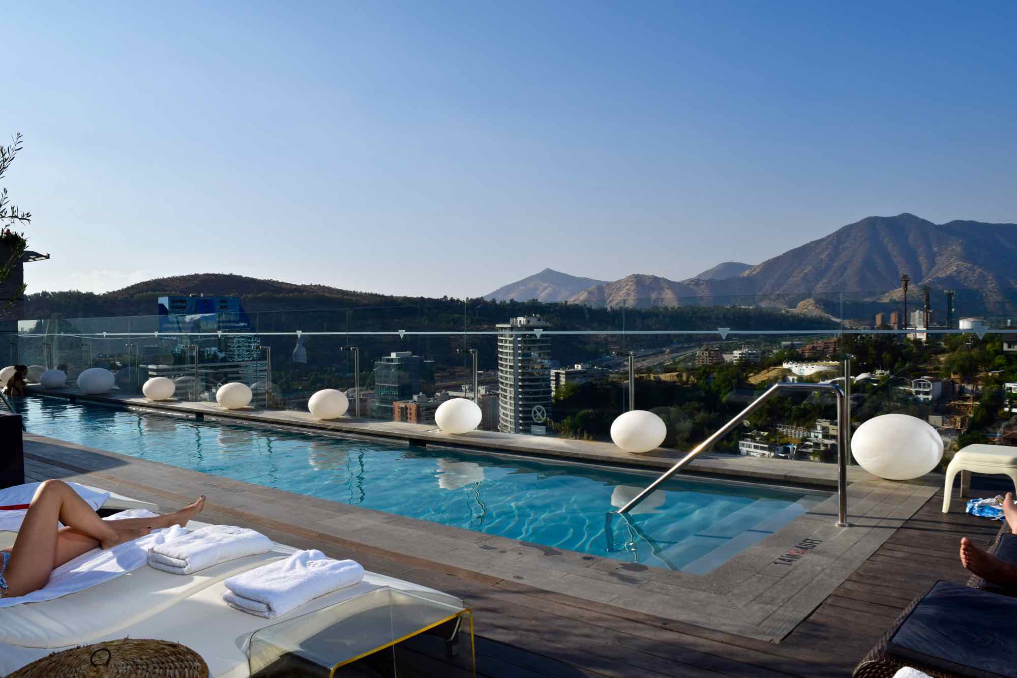 Hotel Rooftop Pool Santiago Chile W Hotel Rooftop Pool Santiago Chile