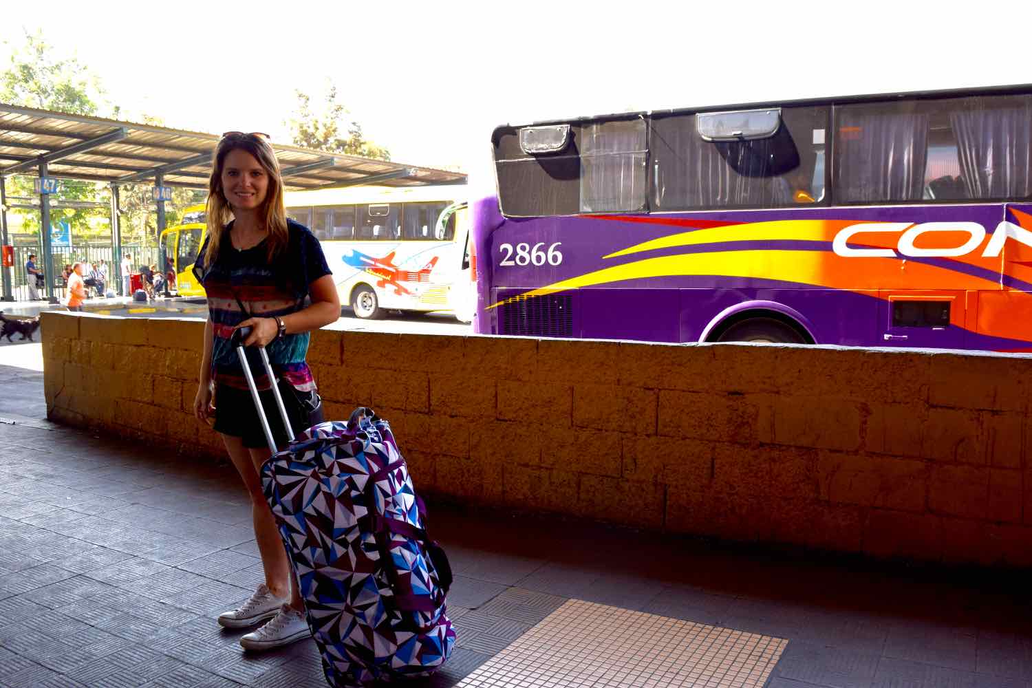 Travelling by bus in Chile