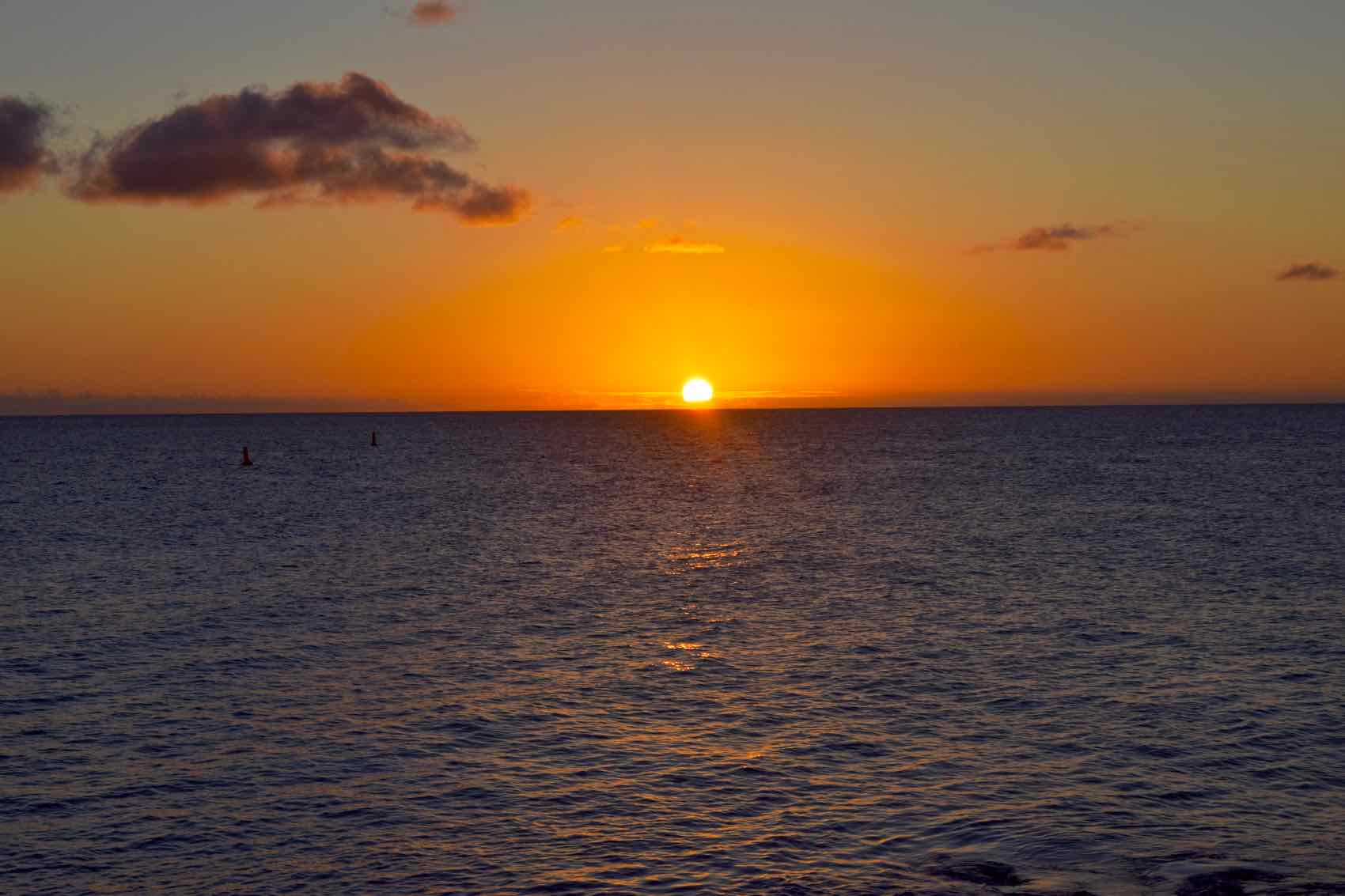 Sunset at Sunset Beach, Saint Martin