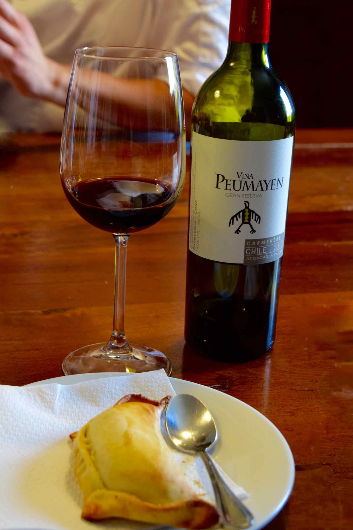 Empanada and carmenere, Uncorked Chile cooking class, Santiago