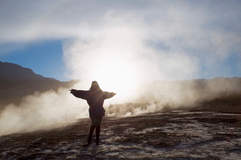 Sunrise at El Tatio Geysers, Chile