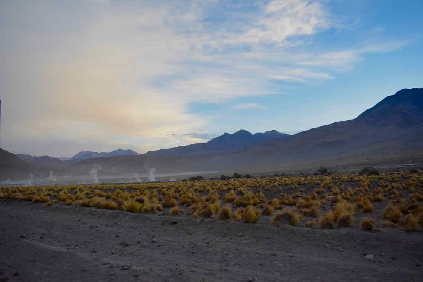 Sunrise at El Tatio Geysers, Chile 