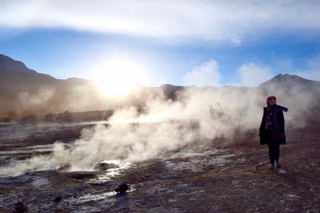 Sunrise at El Tatio Geysers, Chile