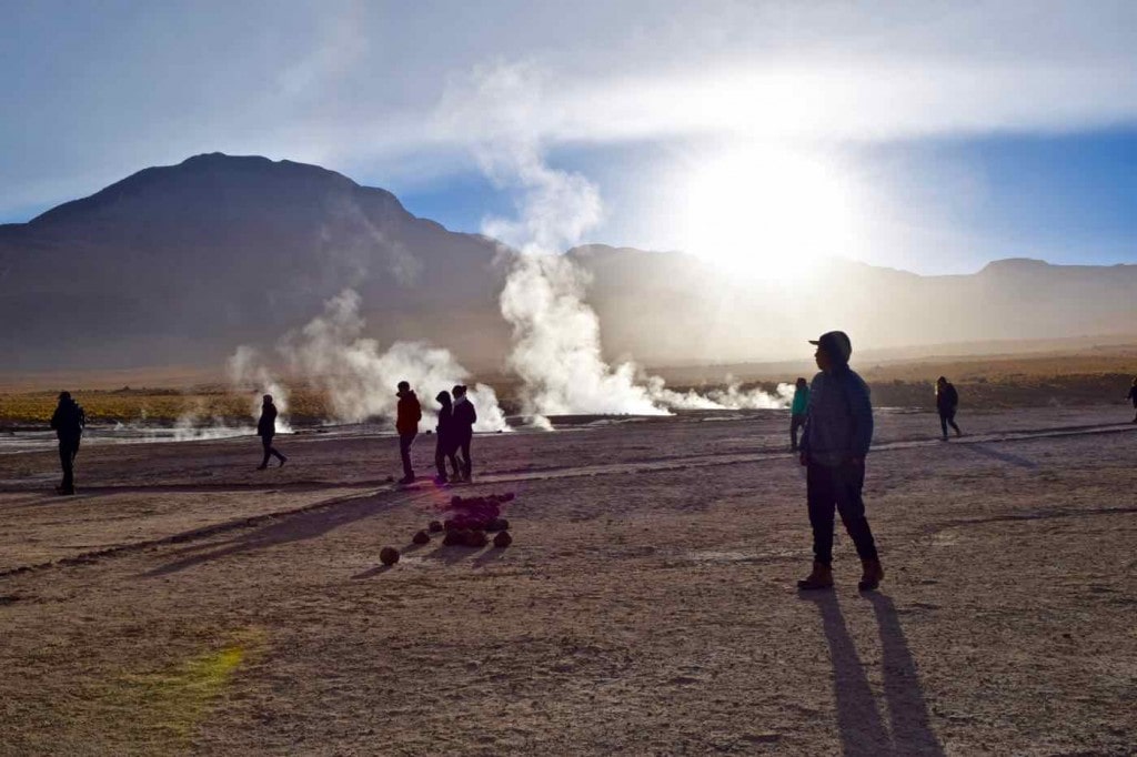 Sunrise at El Tatio Geysers, Chile