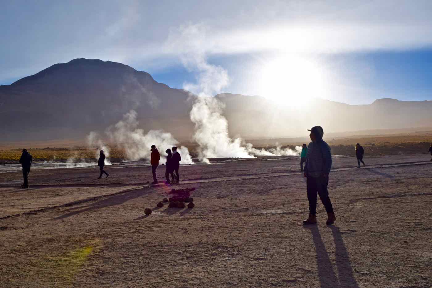 Sunrise at El Tatio Geysers, Chile 