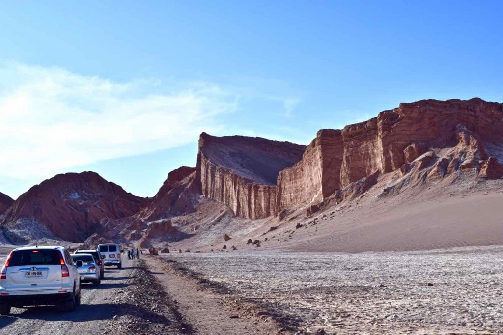 Driving through El Valle De La Luna, Chile