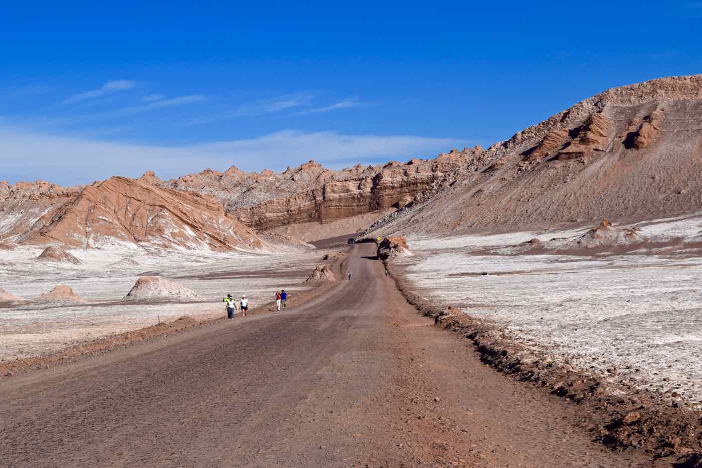 Driving through El Valle De La Luna, Chile