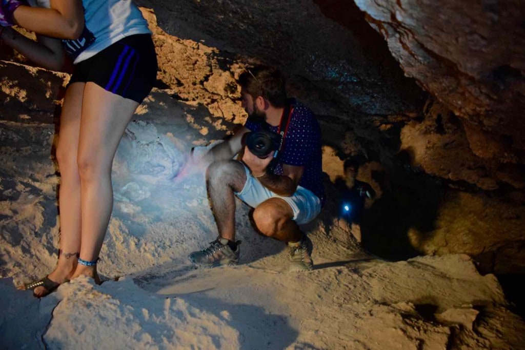 Inside the salt caves, Atacama