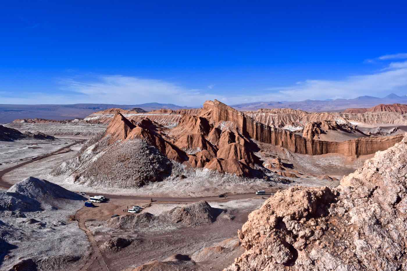 View of El Valle De La Luna, Chile