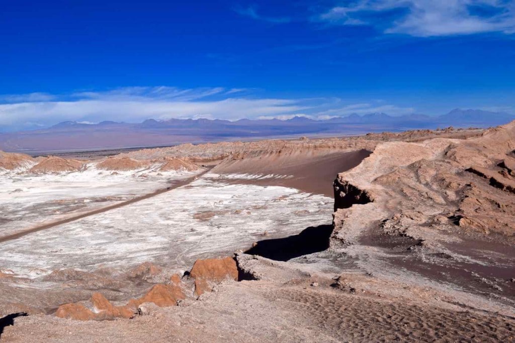 View of El Valle De La Luna, Chile
