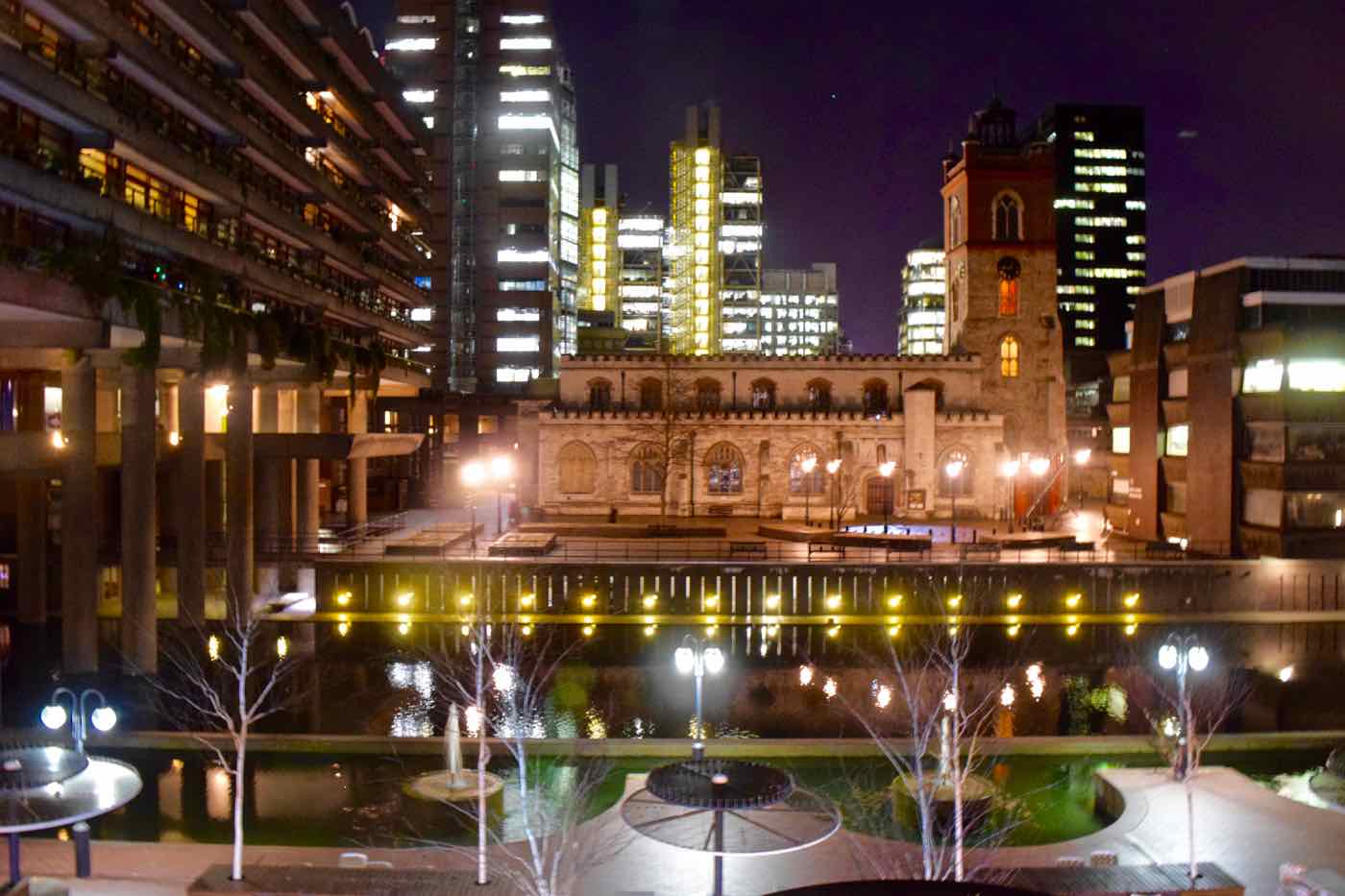 Night view from Osteria London