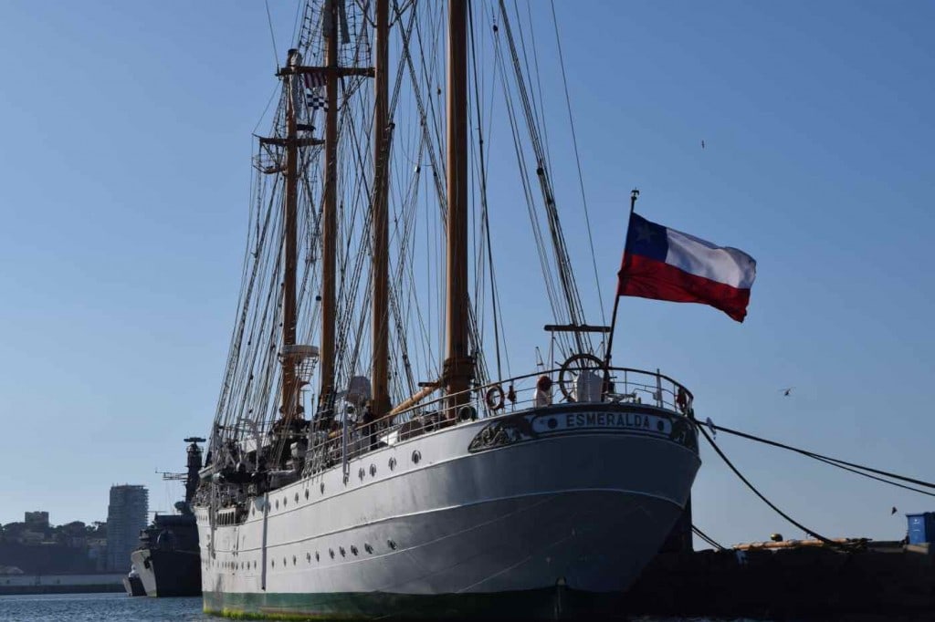 Large boats in Valparaiso