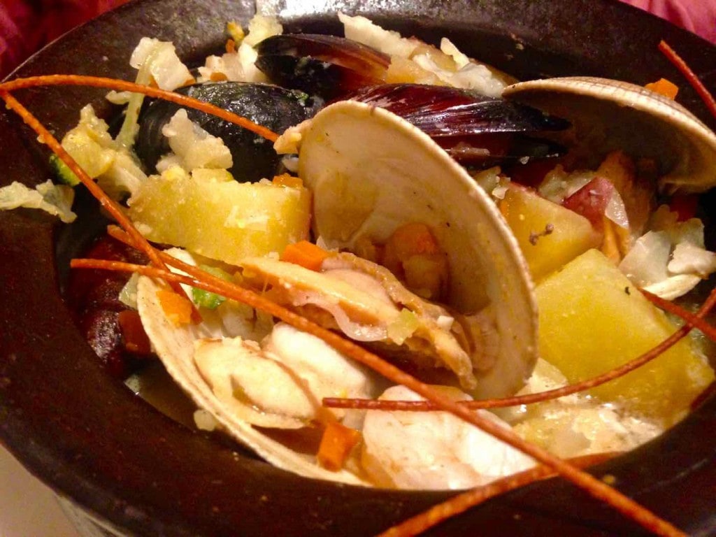 Seafood stew at Cocina Puerto