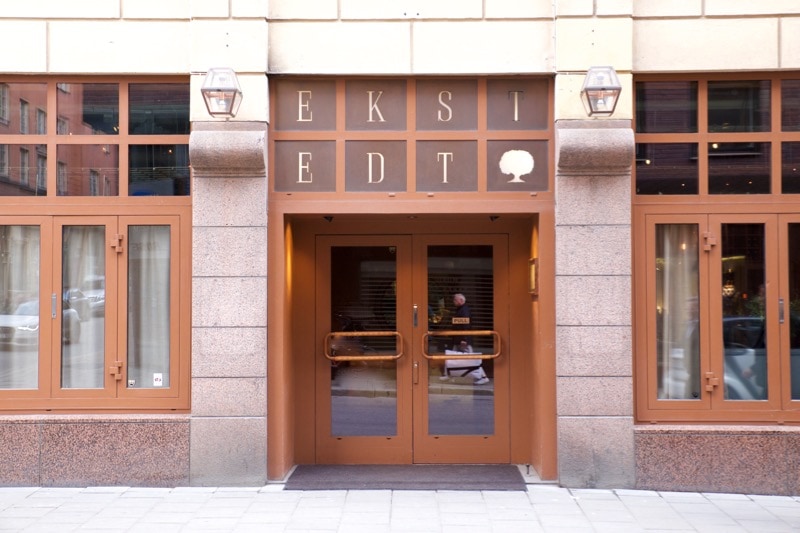 Exterior of Ekstedt Restaurant, Stockholm 