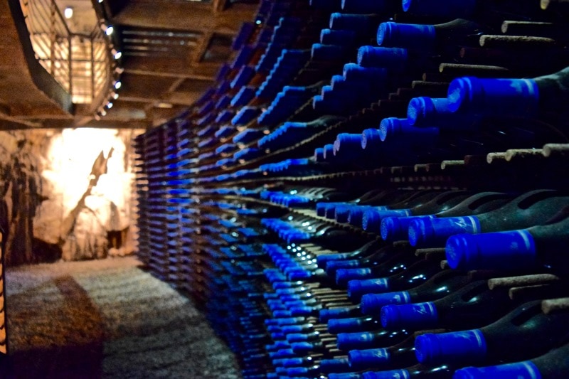 Lapostolle's wine cellar