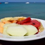 Breakfast at Timothy Beach Resort, St Kitts