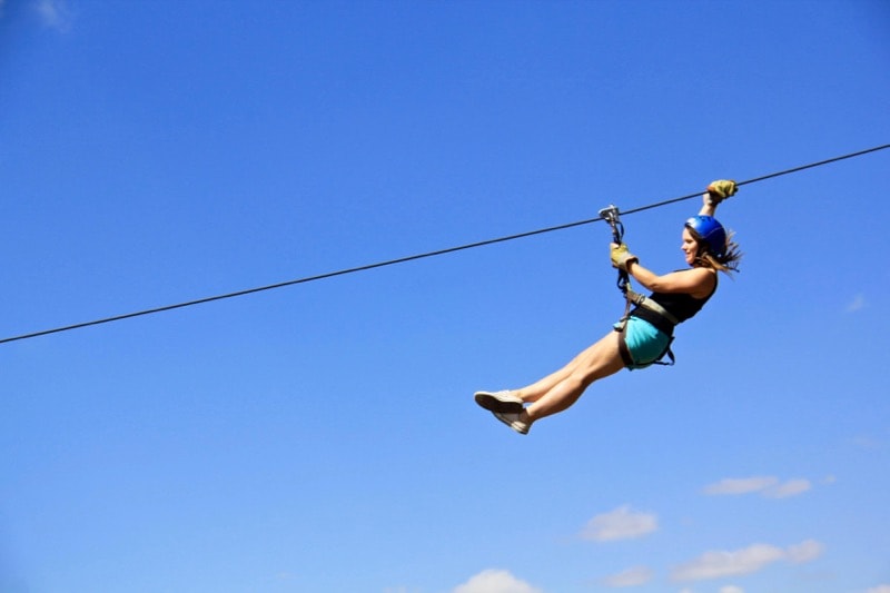 Ziplining in Argentina