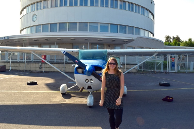 Ready to fly at Malmi Airport