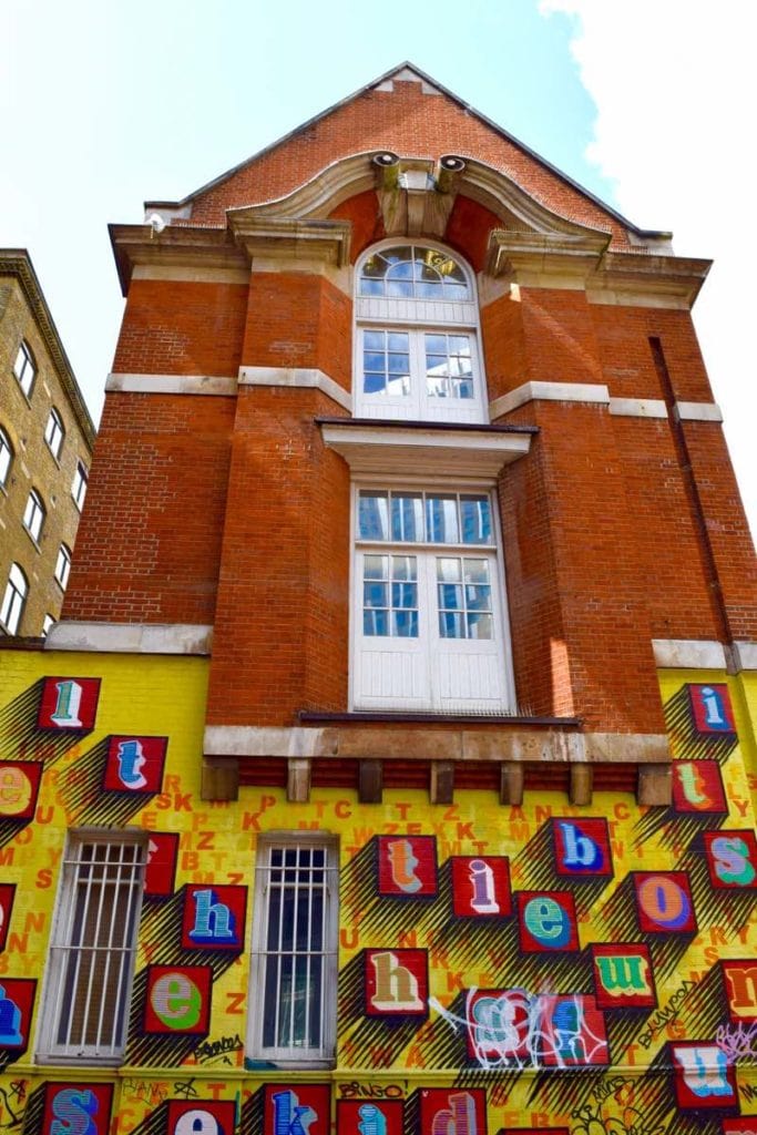 Sidestory gatvės meno turas, Londonas