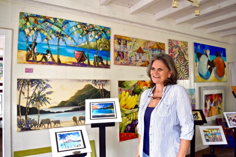 Rosey Cameron at The Gallery Cafe, St Kitts