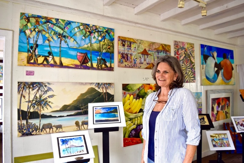 Rosey Cameron at The Gallery Cafe, St Kitts