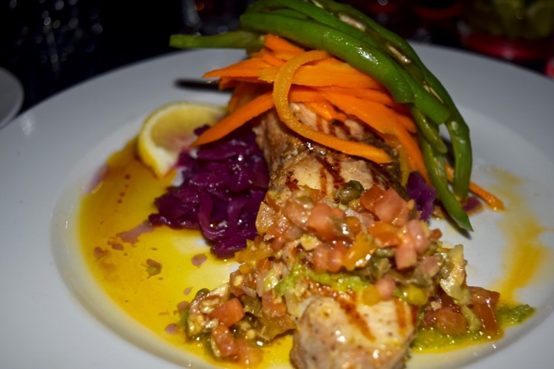 Wahoo fish at Spice Mill Restaurant, St Kitts