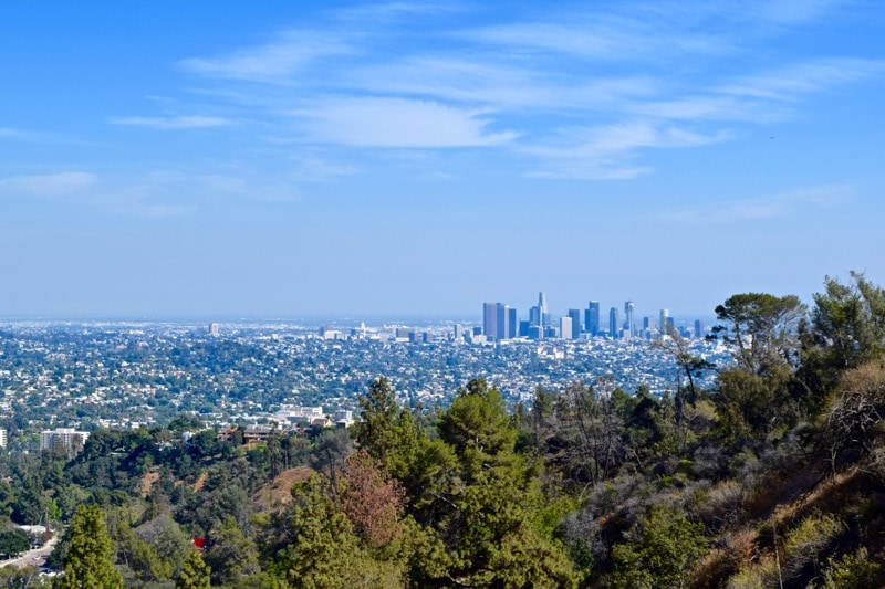View from Hollywood, L.A.