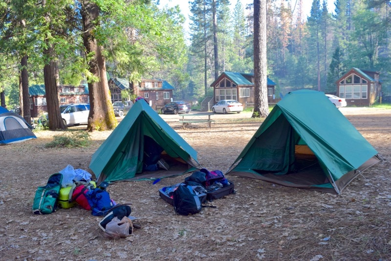 Camping in Yosemite Camping in Yosemite