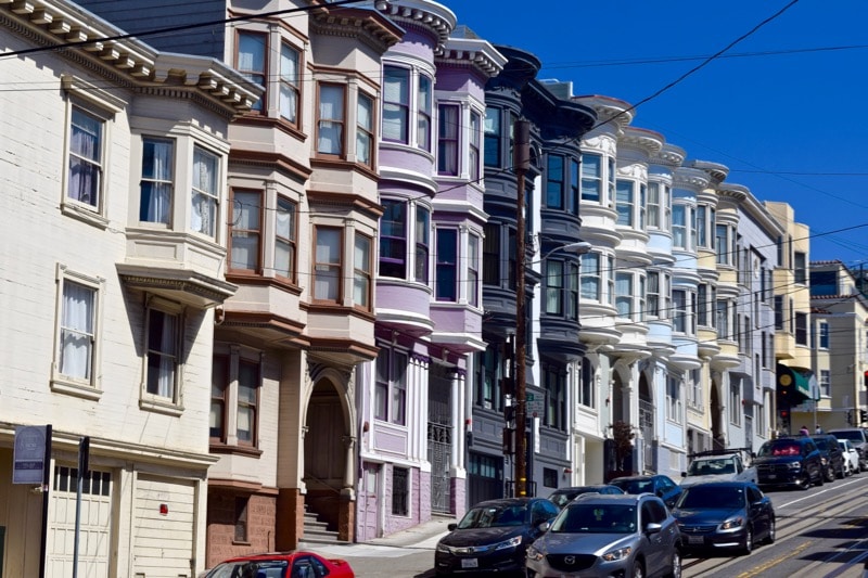 Just love the houses in San Francisco