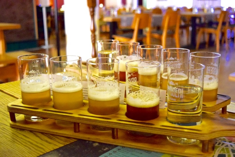 Beer tasting at Bryggeri Helsinki