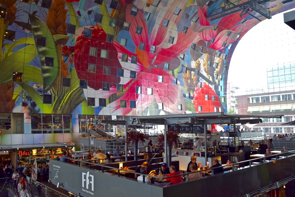 Interior of Markthal, Rotterdam