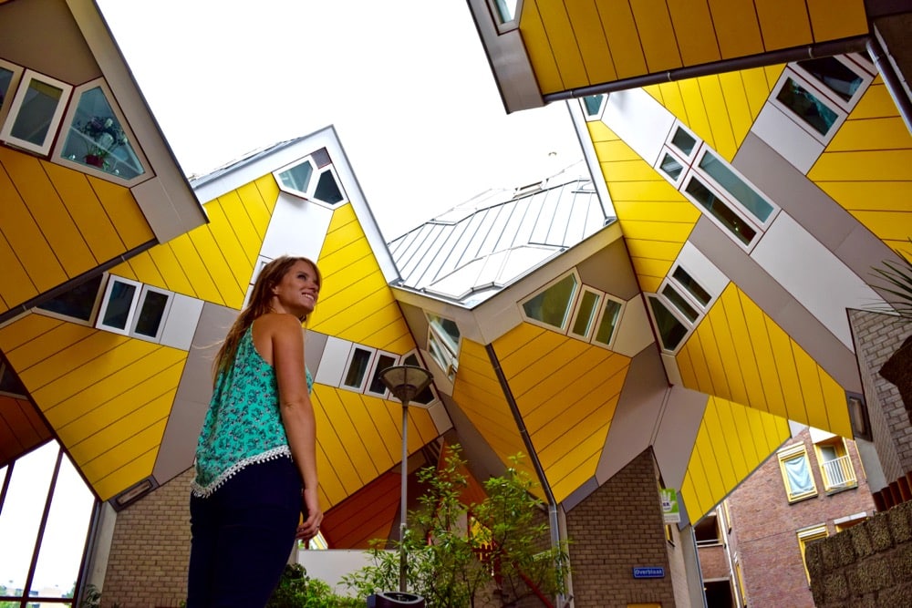 Checking out Rotterdam's Cube Houses