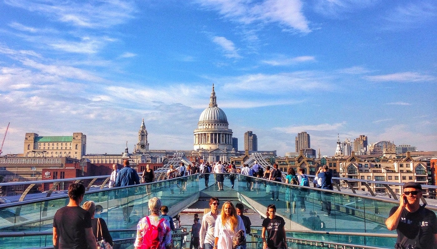 Bridge to St Paul's London