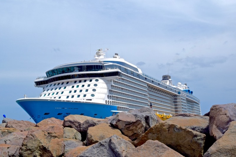 Cruise Ship at St Kitts cruise port