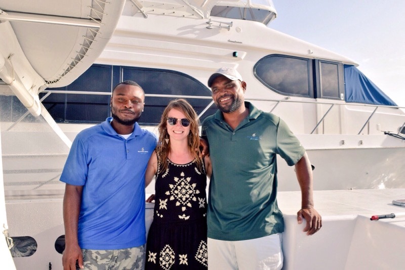 Blue Water Safari crew, St Kitts