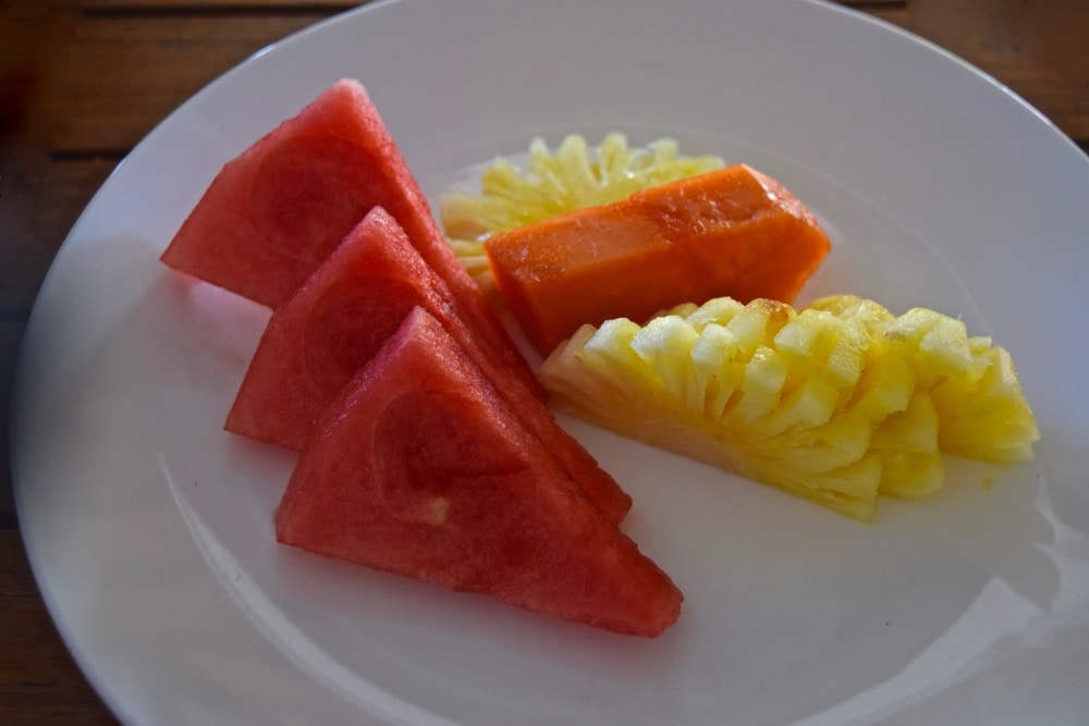 Breakfast at Hotel Ombak Sunset, Gili T Breakfast at Hotel Ombak Sunset, Gili T