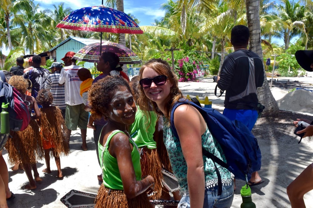 Meeting the kids in Arborek Village, Raja Ampat