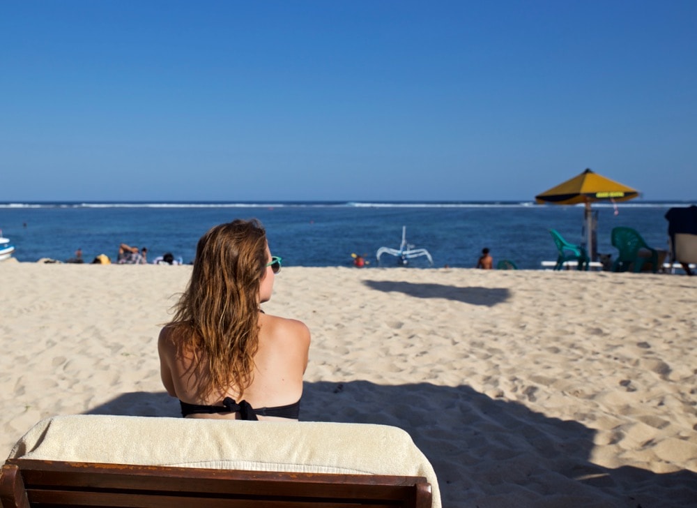 Enjoying The Bale Beach Club, Nusa Dua, Bali