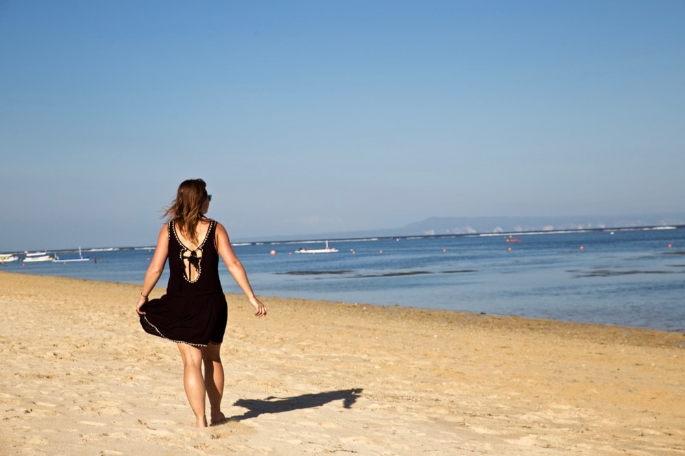 Enjoying Nusa Dua Beach, Bali