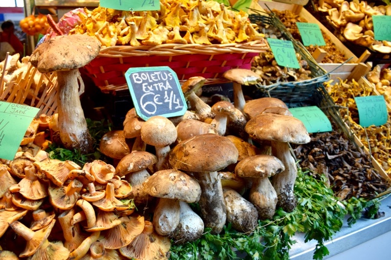 Vegetables for sale at Mercado Central de Atarazanas, Malaga, Spain