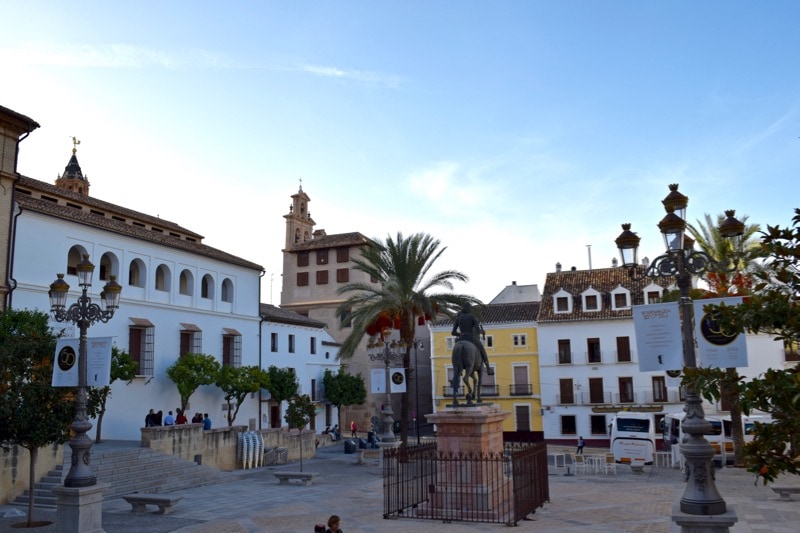 A plaza in Antequera, Spain