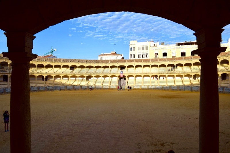 Ronda's famous bullring, Spain