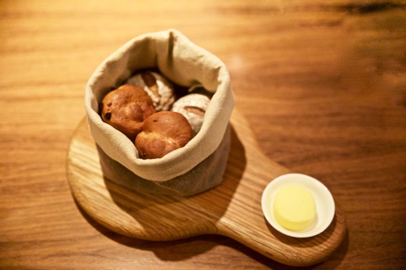 Delicious freshly baked breads at The Artichoke, Amersham