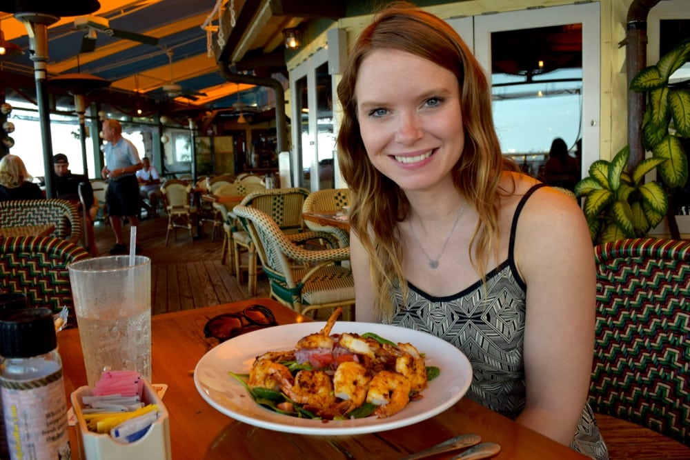 Lunch at Dolphin Bar, Jensen, Martin County, Florida