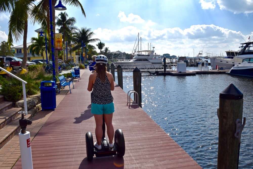 Segway tour around Stuart, Martin County, Florida