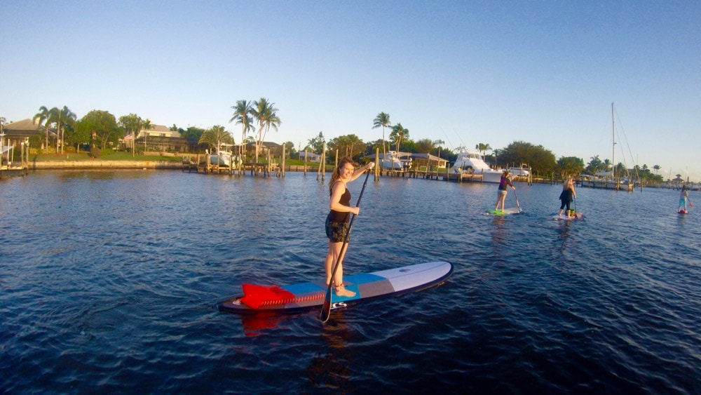 Stand up paddle boarding in Martin County, Florida